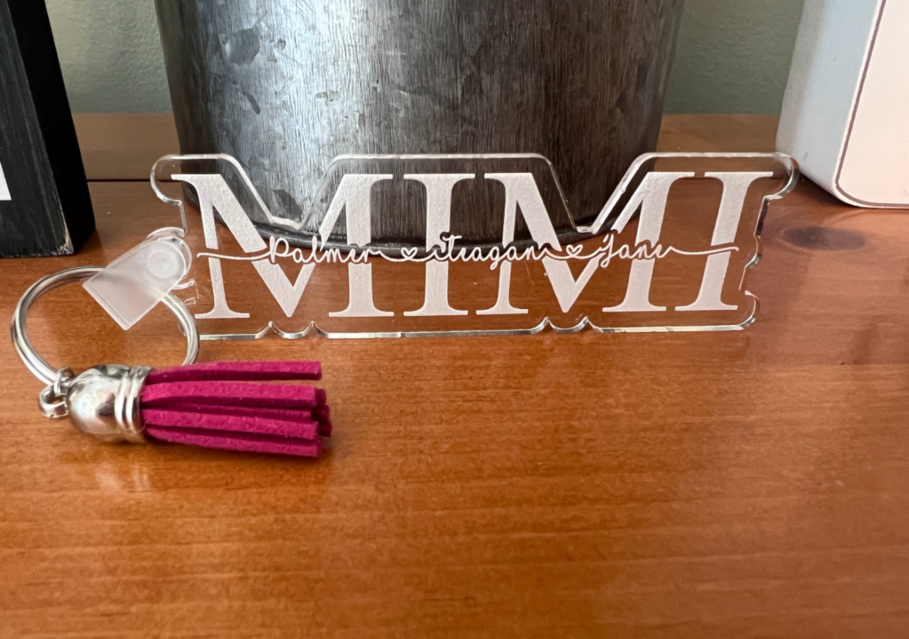 Custom Engraved Acrylic Keychains