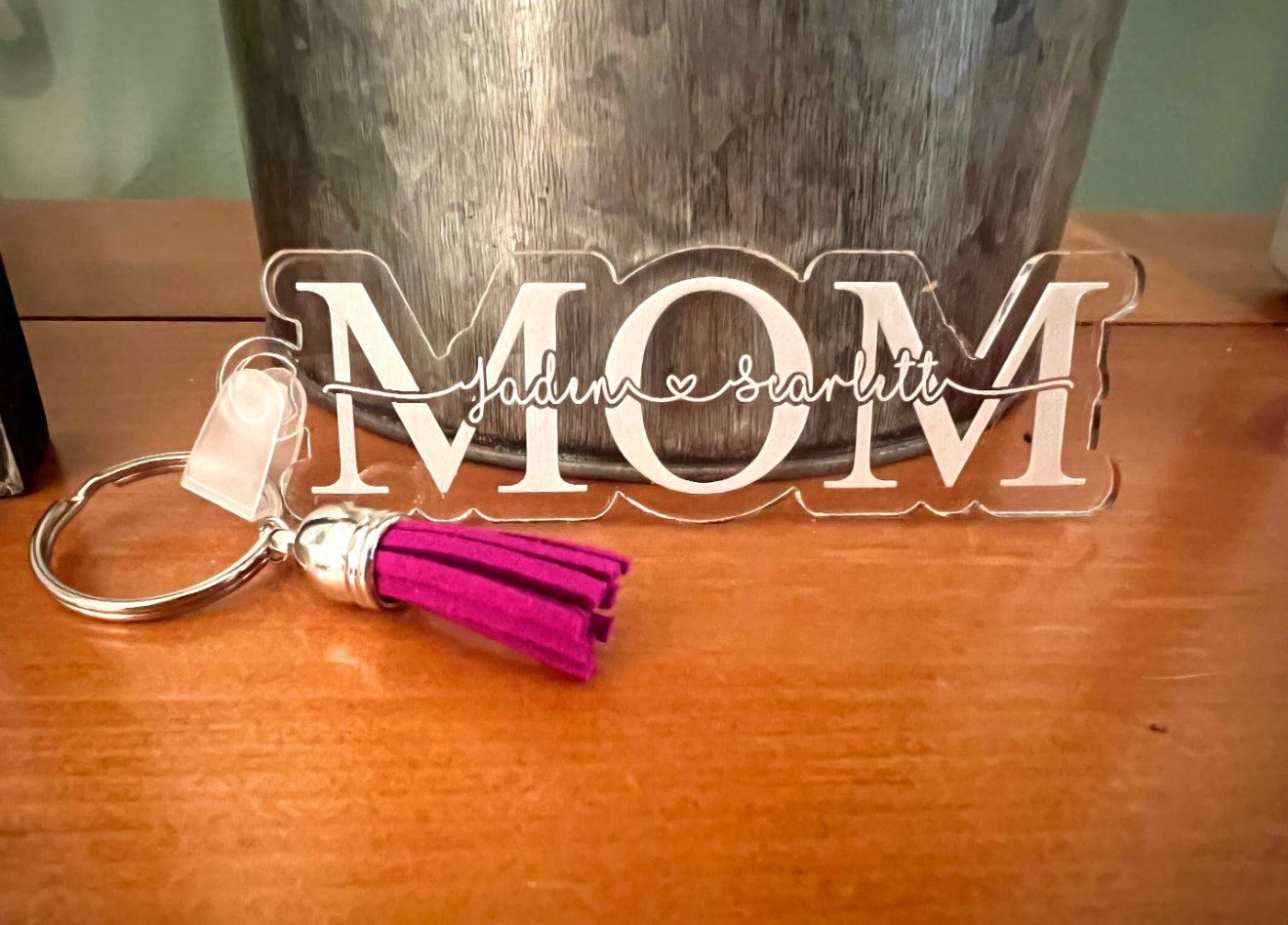 Custom Engraved Acrylic Keychains