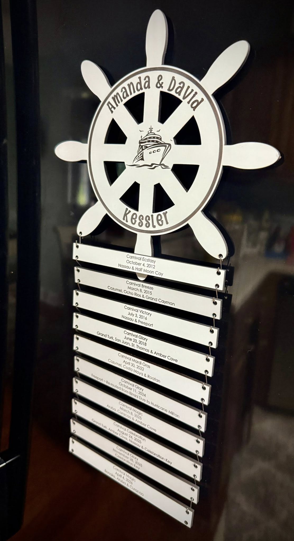 Cruise Vacation Memories Wall Decor