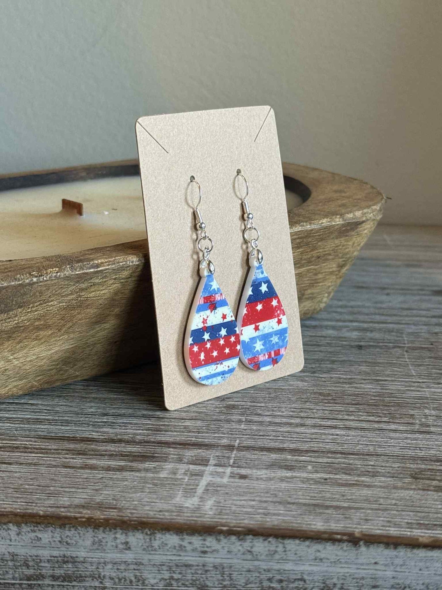American Flag Earrings