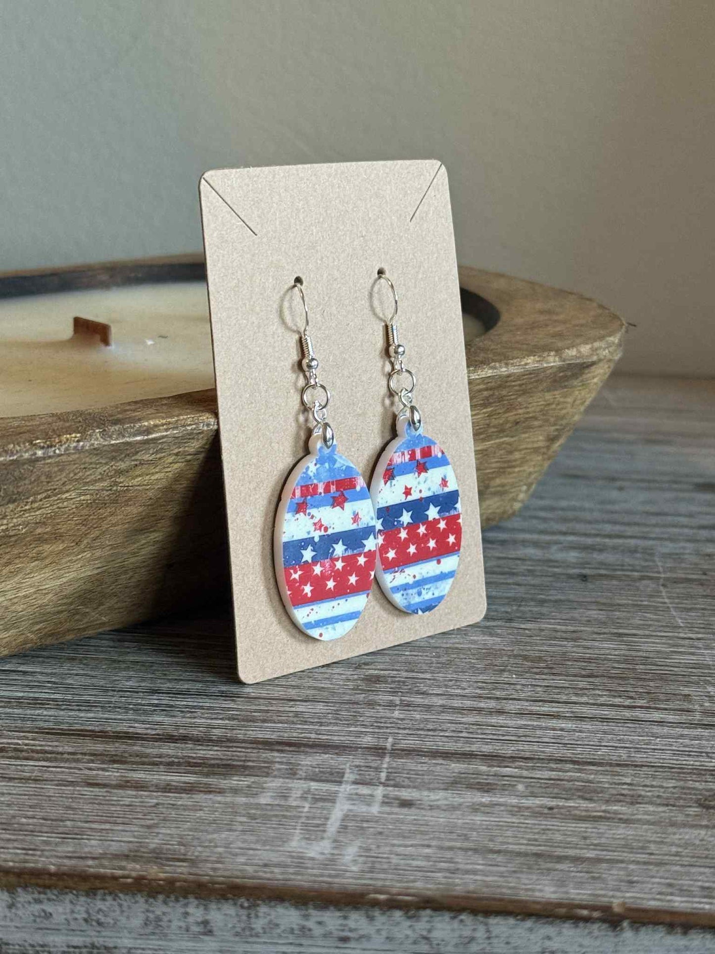 American Flag Earrings