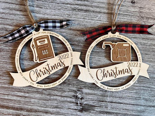 Novelty Fuel Christmas Ornament