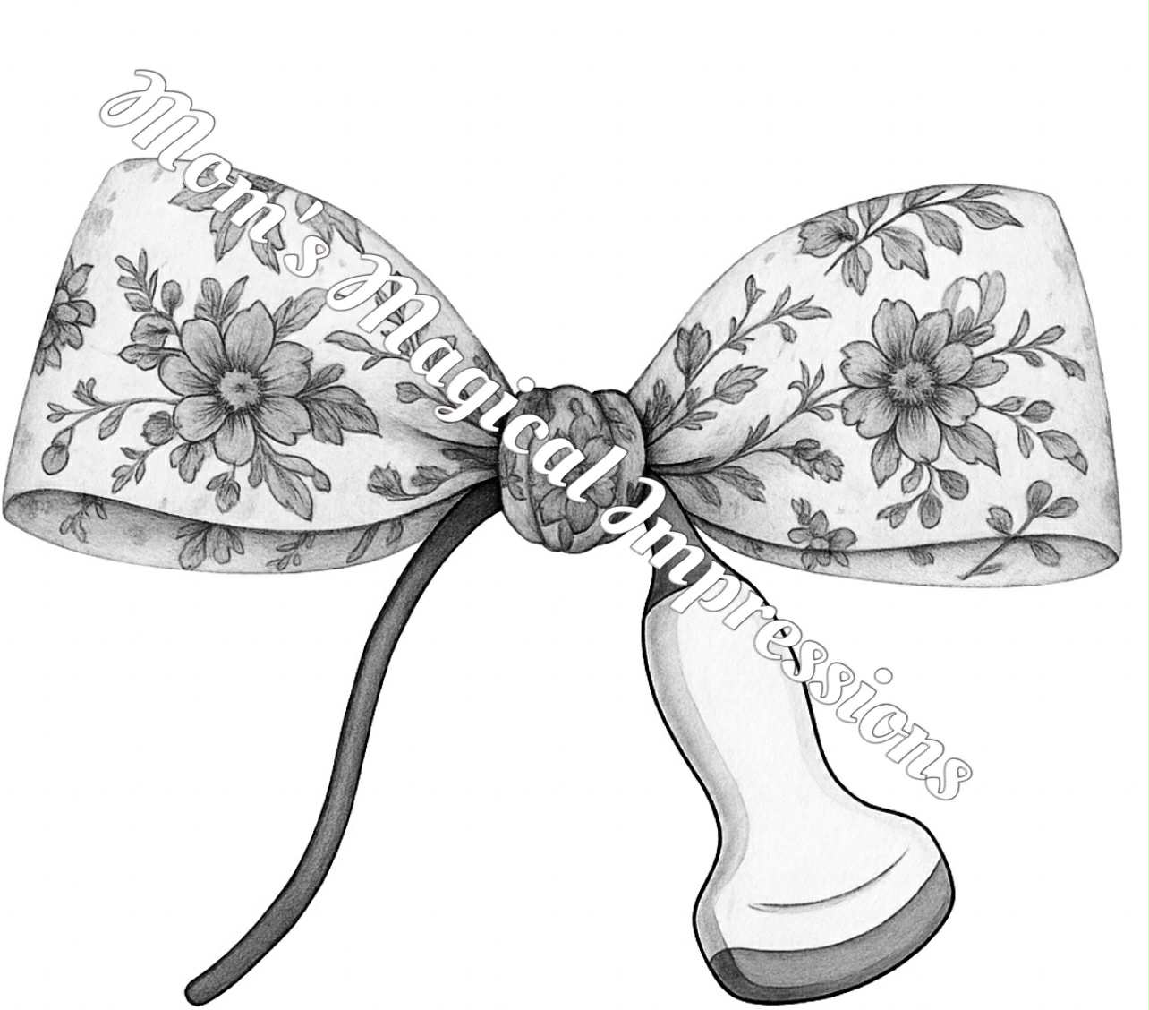 Ultrasound Tech Coquette Bow Canvas Tote