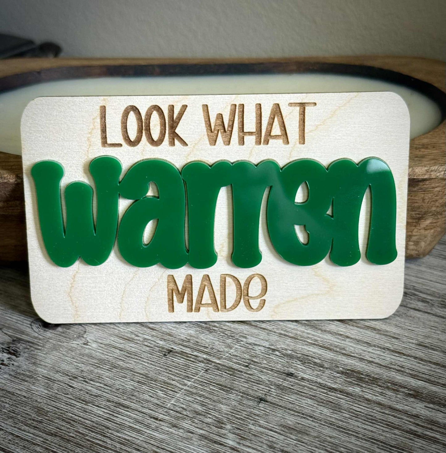 Custom Name Magnet