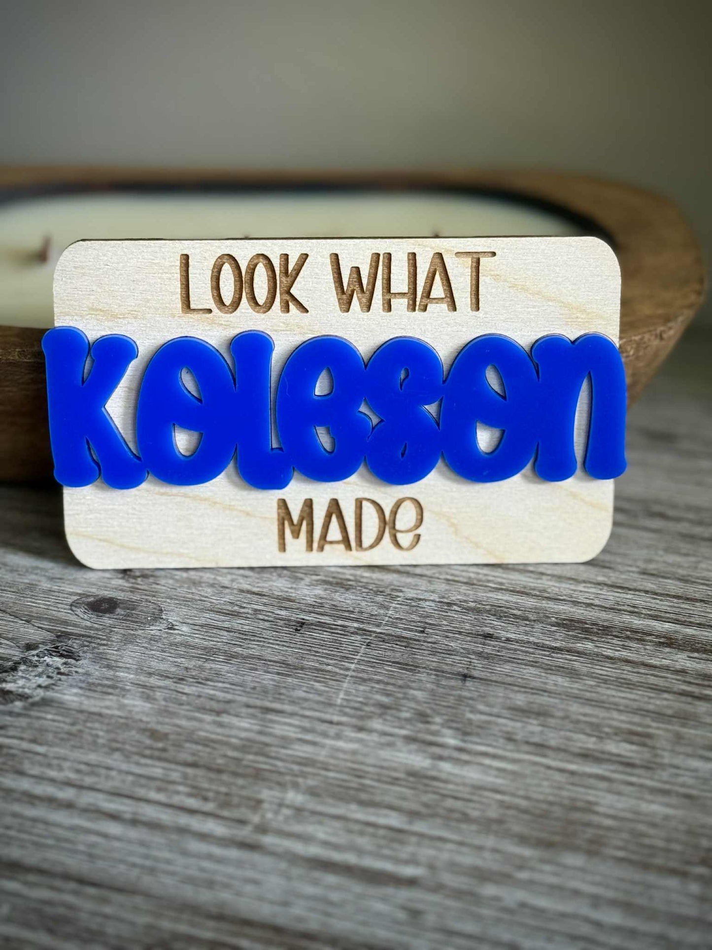 Custom Name Magnet