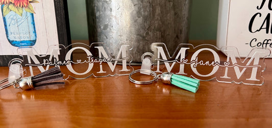 Custom Engraved Acrylic Keychains