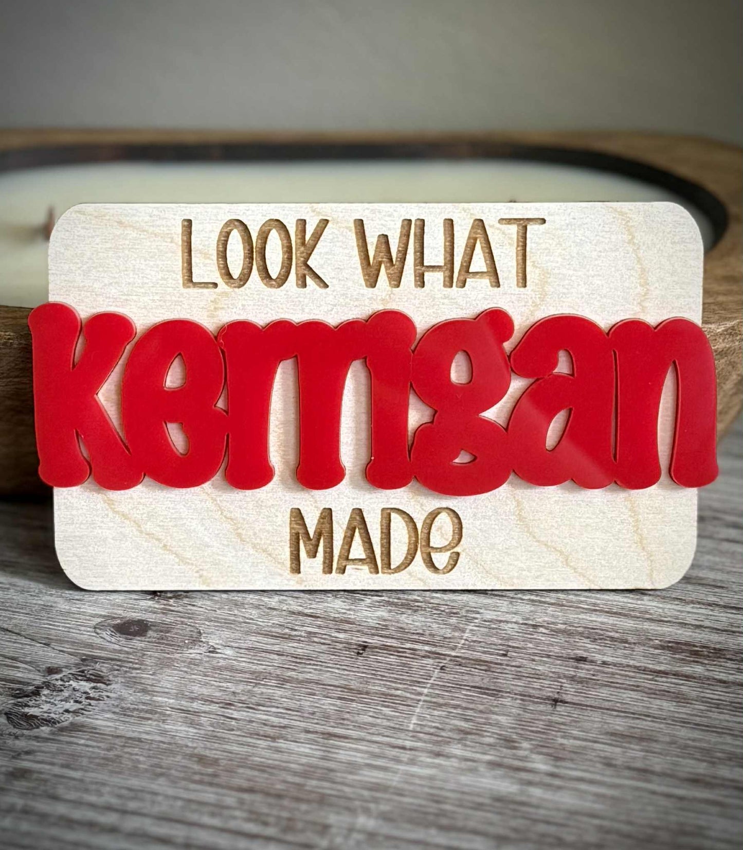 Custom Name Magnet