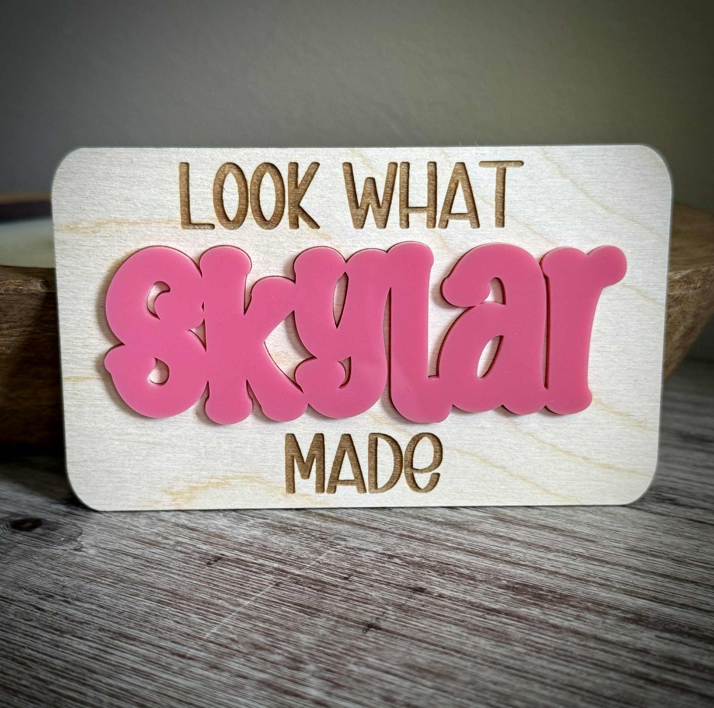 Custom Name Magnet