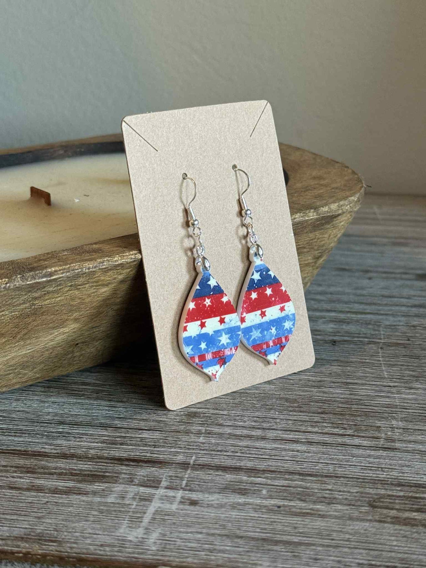 American Flag Earrings