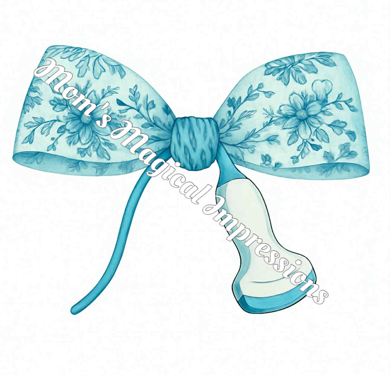 Ultrasound Tech Coquette Bow Canvas Tote