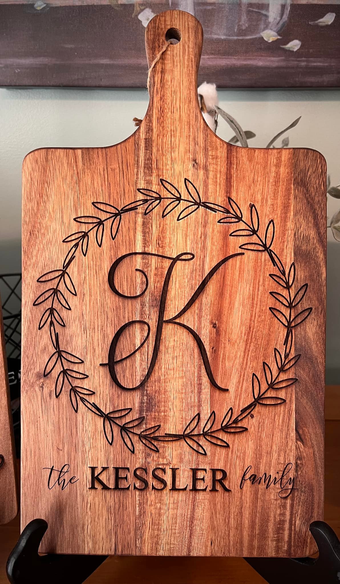 Custom Engraved Acacia Wood Cutting Board