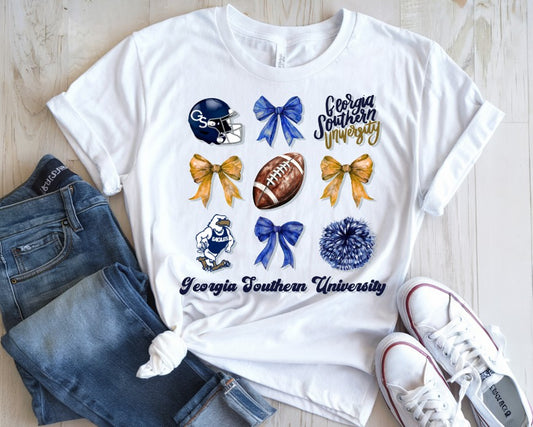 School Spirit Coquette Bow PNG Design Files