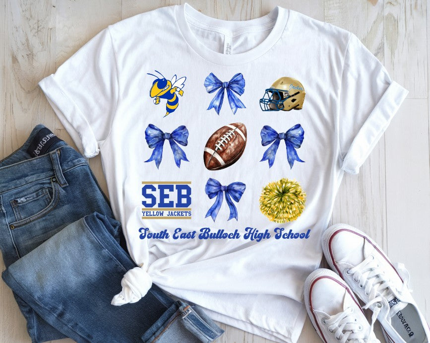 School Spirit Coquette Bow PNG Design Files