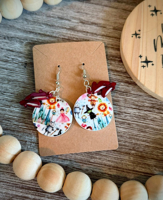 Wizard of Oz Inspired Earrings